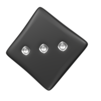 Dice isolated on transparent png