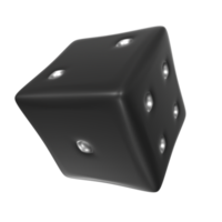 Dice isolated on transparent png