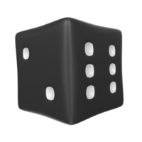 Dice isolated on transparent png