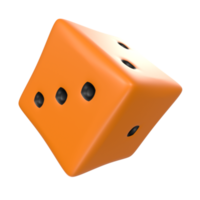 Dice isolated on transparent png