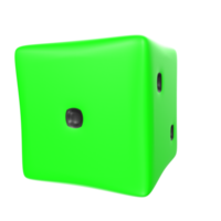 Dice isolated on transparent png