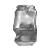 Tin can isolated on transparent png