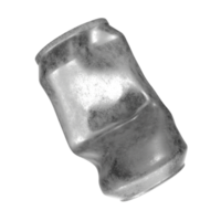 Tin can isolated on transparent png