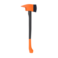 Fire axe isolated on transparent png