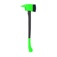 Fire axe isolated on transparent png