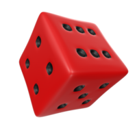 Dice isolated on transparent png