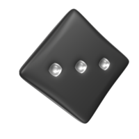 Dice isolated on transparent png