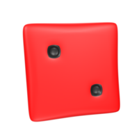 Dice isolated on transparent png