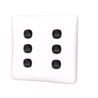 dados aislados en transparente png