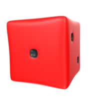 Dice isolated on transparent png