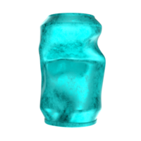 Tin can isolated on transparent png