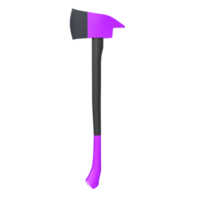 Fire axe isolated on transparent png