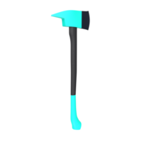 Fire axe isolated on transparent png