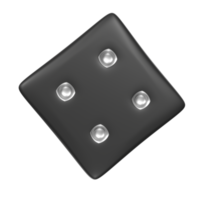 Dice isolated on transparent png