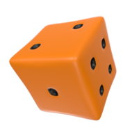 Dice isolated on transparent png