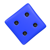 Dice isolated on transparent png