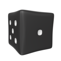 Dice isolated on transparent png