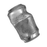 Tin can isolated on transparent png