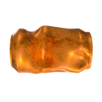 Tin can isolated on transparent png