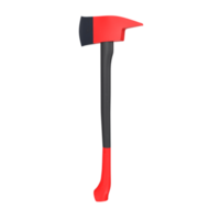 Fire axe isolated on transparent png