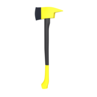 Fire axe isolated on transparent png