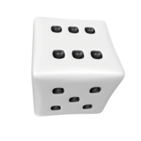 Dice isolated on transparent png