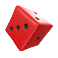 Dice isolated on transparent png