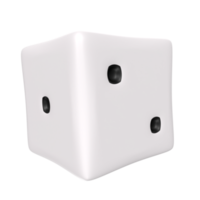 Dice isolated on transparent png