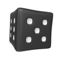 Dice isolated on transparent png