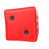 Dice isolated on transparent png