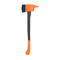 Fire axe isolated on transparent png