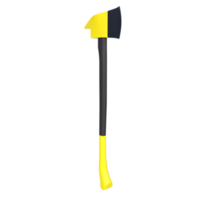 Fire axe isolated on transparent png