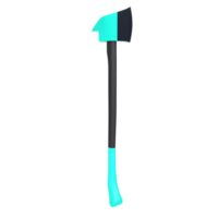 Fire axe isolated on transparent png