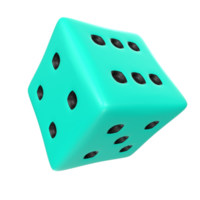 Dice isolated on transparent png