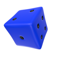 Dice isolated on transparent png