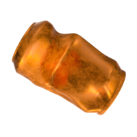 Tin can isolated on transparent png