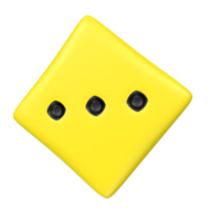 Dice isolated on transparent png