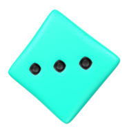 Dice isolated on transparent png