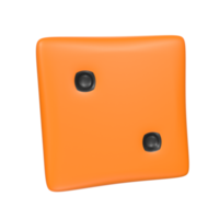 Dice isolated on transparent png