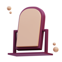 3d Illustration mirror can be used for web, app, info graphic, etc png