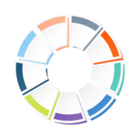 Infografik mit 9 Schritten, Prozess oder Optionen. png