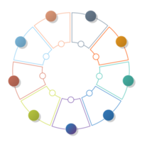 Infografica con 9 passi, processi o opzioni. png