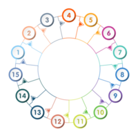 infographie avec 15 étapes, processus ou options. png