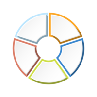 Infografica con 5 passi, processi o opzioni. png