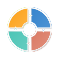 infografía con 4 pasos, procesos u opciones. png