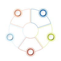 infografía con 5 pasos, procesos u opciones. png