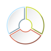 infográfico com 3 etapas, processo ou opções. png