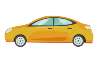 car vehicles transport in flat style png