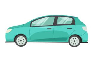 car vehicles transport in flat style png