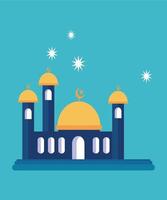 Muslim place of worship vector